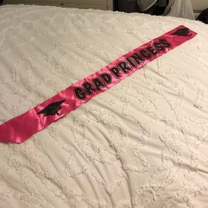 Grad Princess pink sash